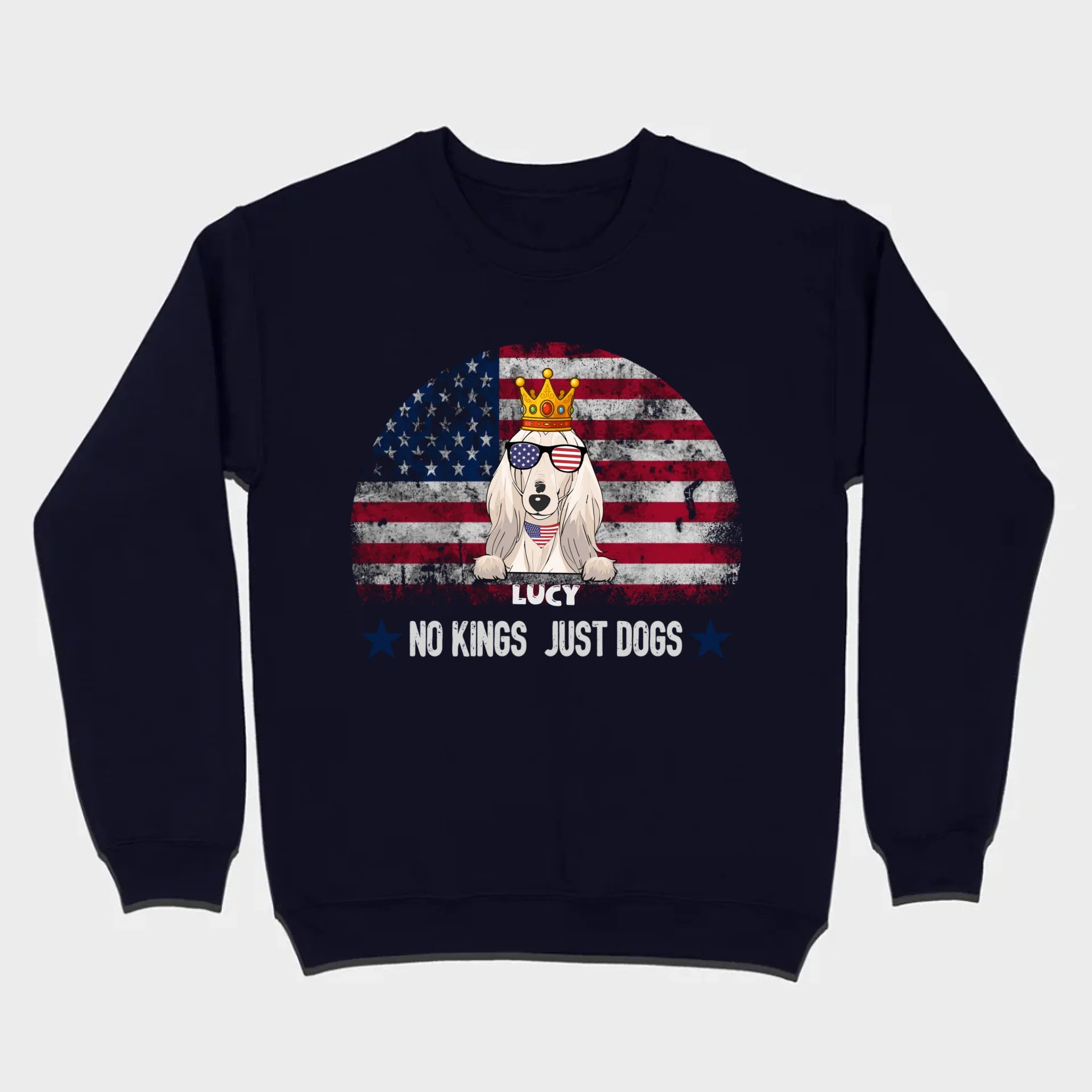 Custom No Kings Just Dogs Shirt – Personalized Patriotic Dog Lover T-Shirt | 89Prints