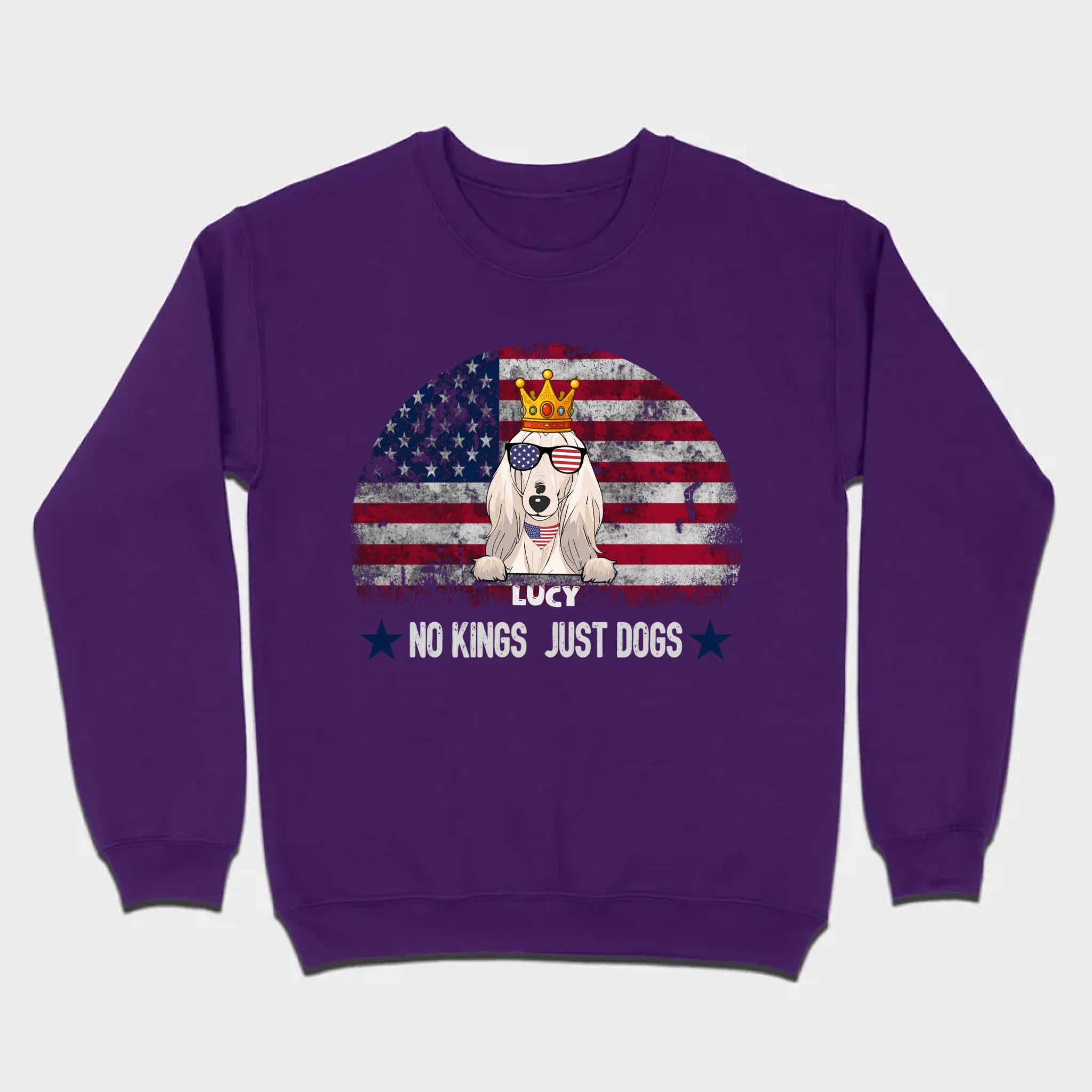 Custom No Kings Just Dogs Shirt – Personalized Patriotic Dog Lover T-Shirt | 89Prints