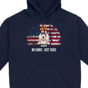 Custom No Kings Just Dogs Shirt – Personalized Patriotic Dog Lover T-Shirt | 89Prints