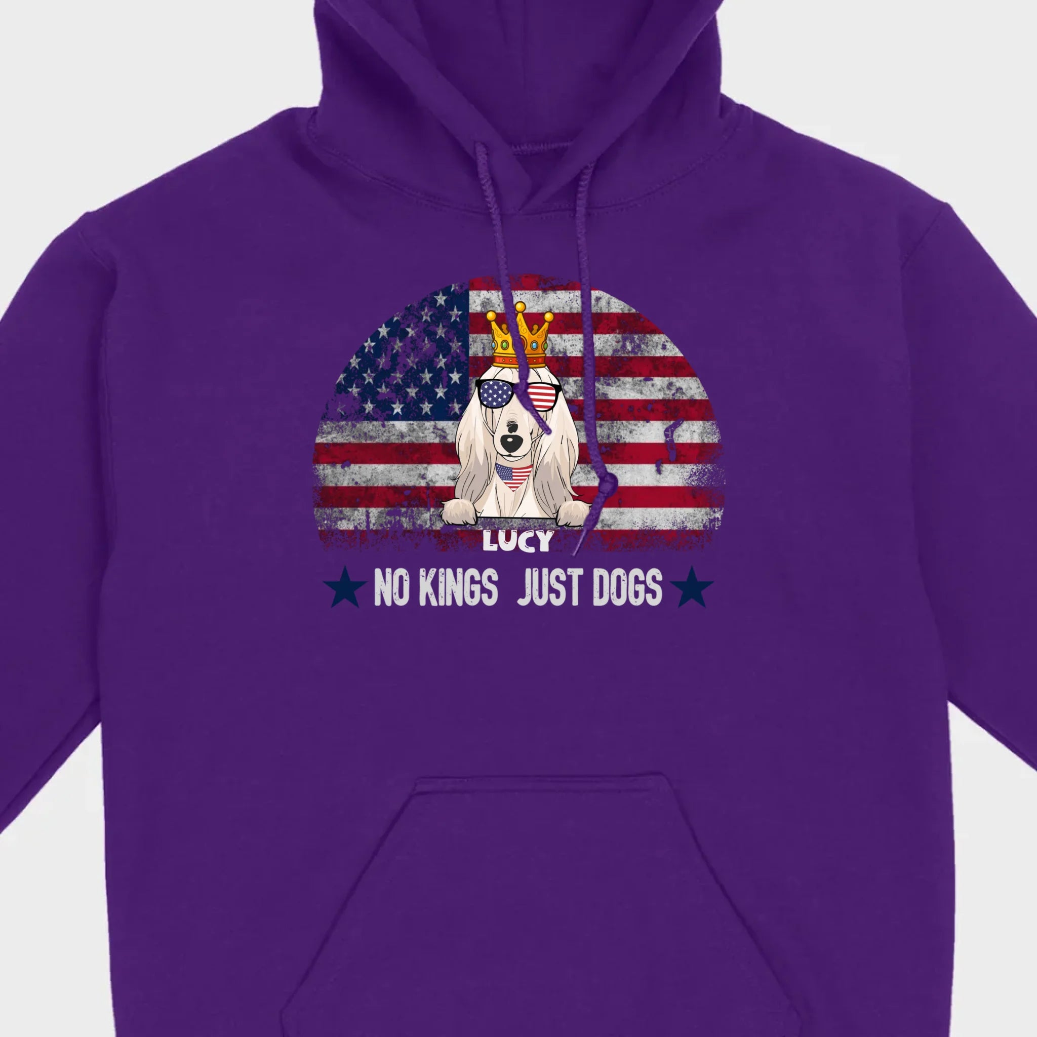 Custom No Kings Just Dogs Shirt – Personalized Patriotic Dog Lover T-Shirt | 89Prints