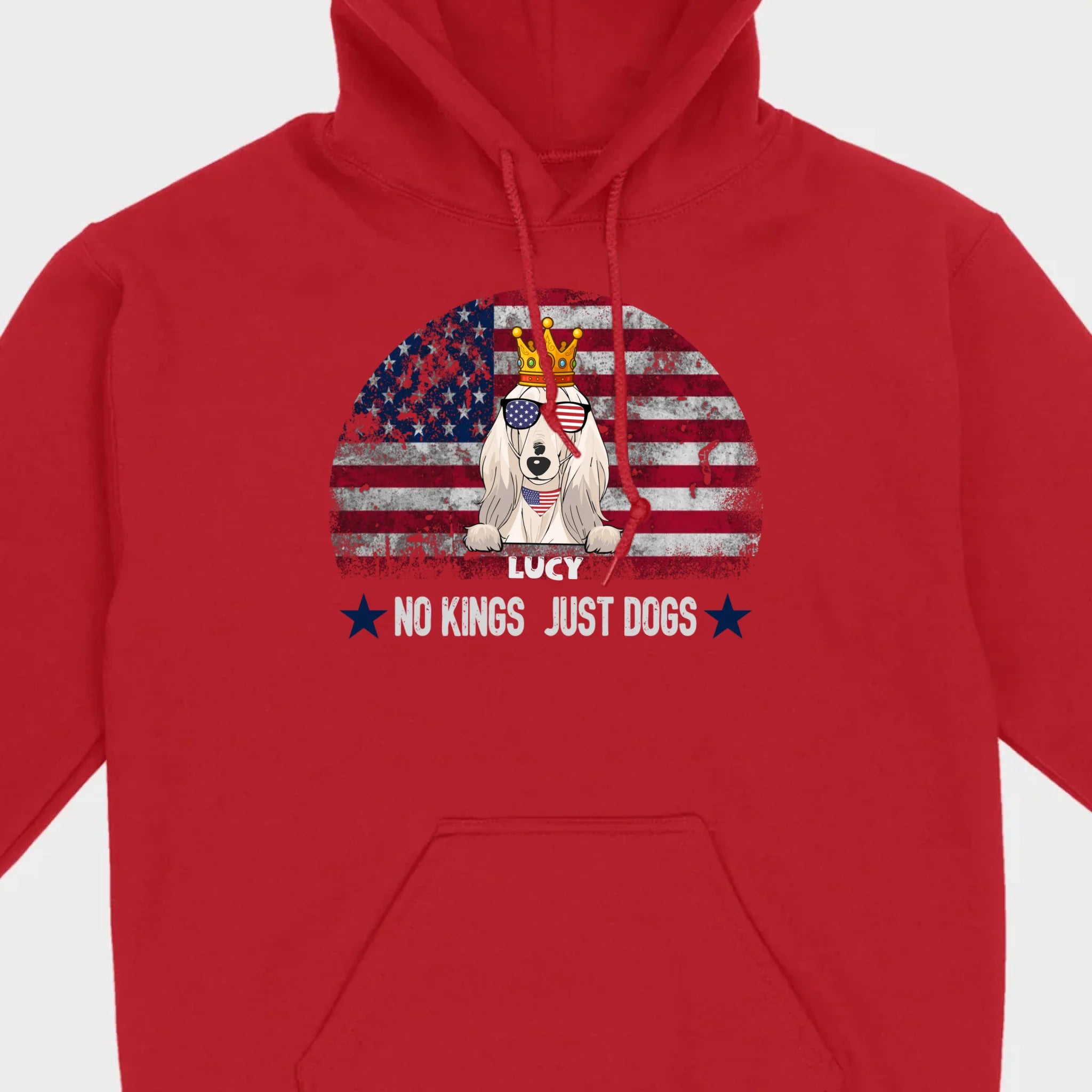 Custom No Kings Just Dogs Shirt – Personalized Patriotic Dog Lover T-Shirt | 89Prints