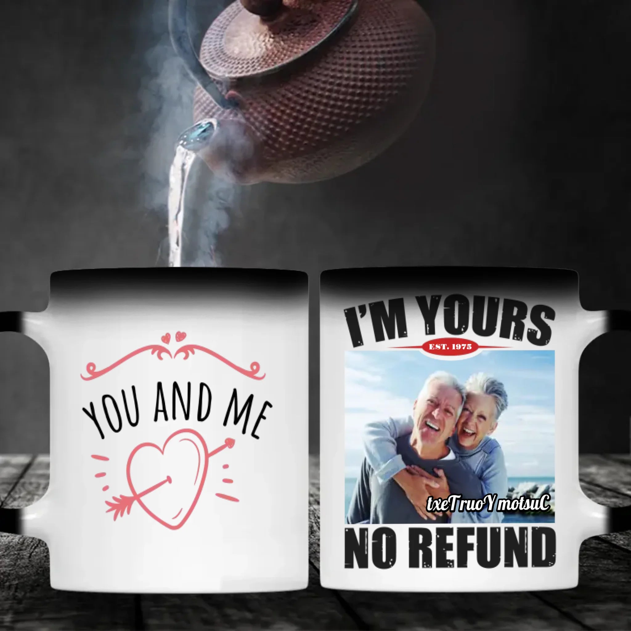 Custom Couple Mugs – You and Me / I’m Yours No Refund Personalized Gift | 89Prints