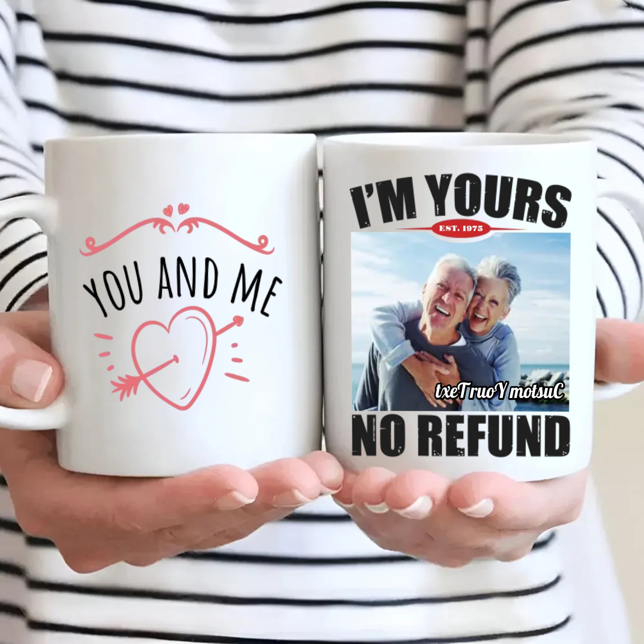 Custom Couple Mugs – You and Me / I’m Yours No Refund Personalized Gift | 89Prints