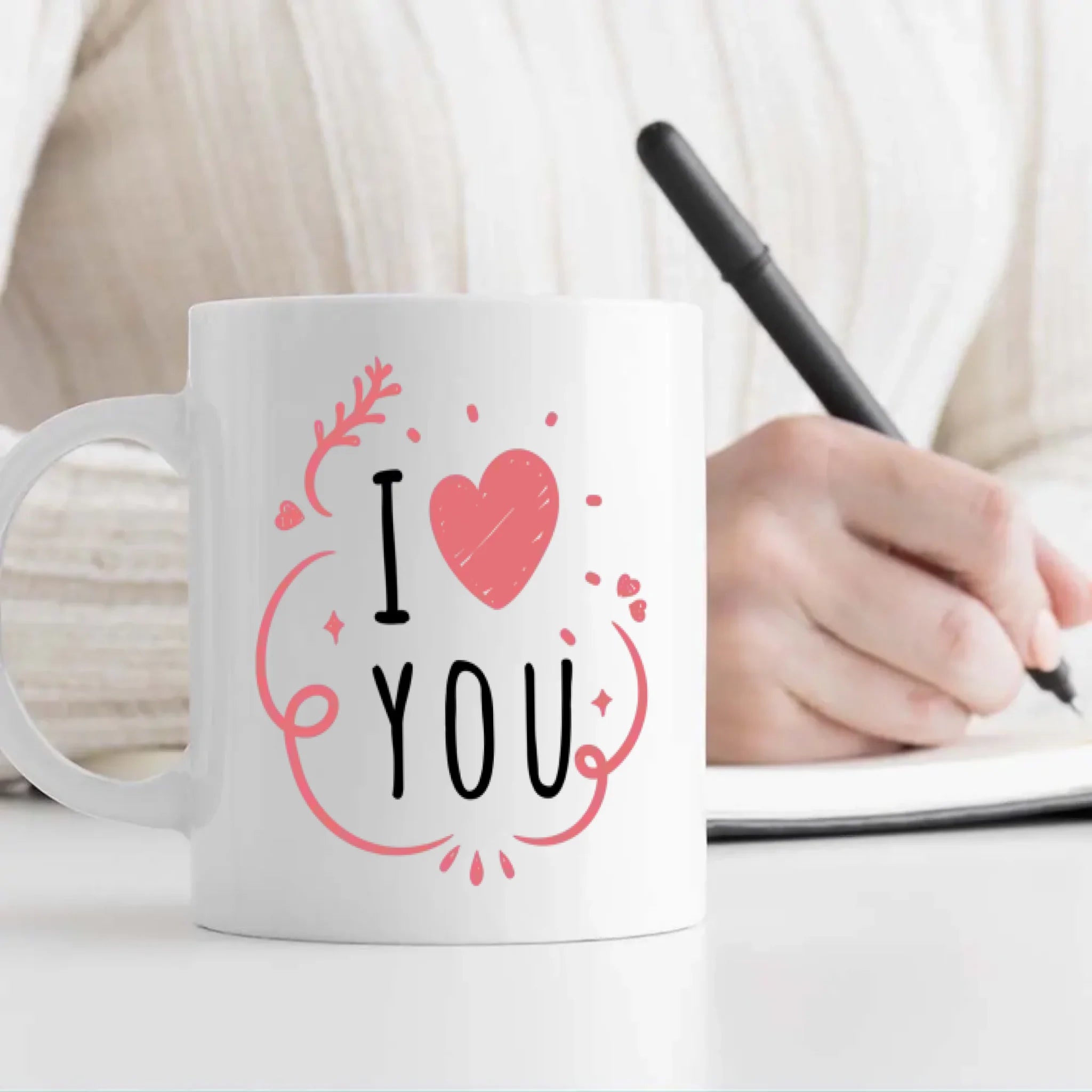Custom Couple Mug with “I Love You” and Photo – The Perfect Unique Gift for Couples