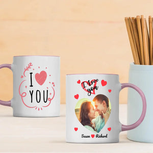 Custom Couple Mug with “I Love You” and Photo – The Perfect Unique Gift for Couples