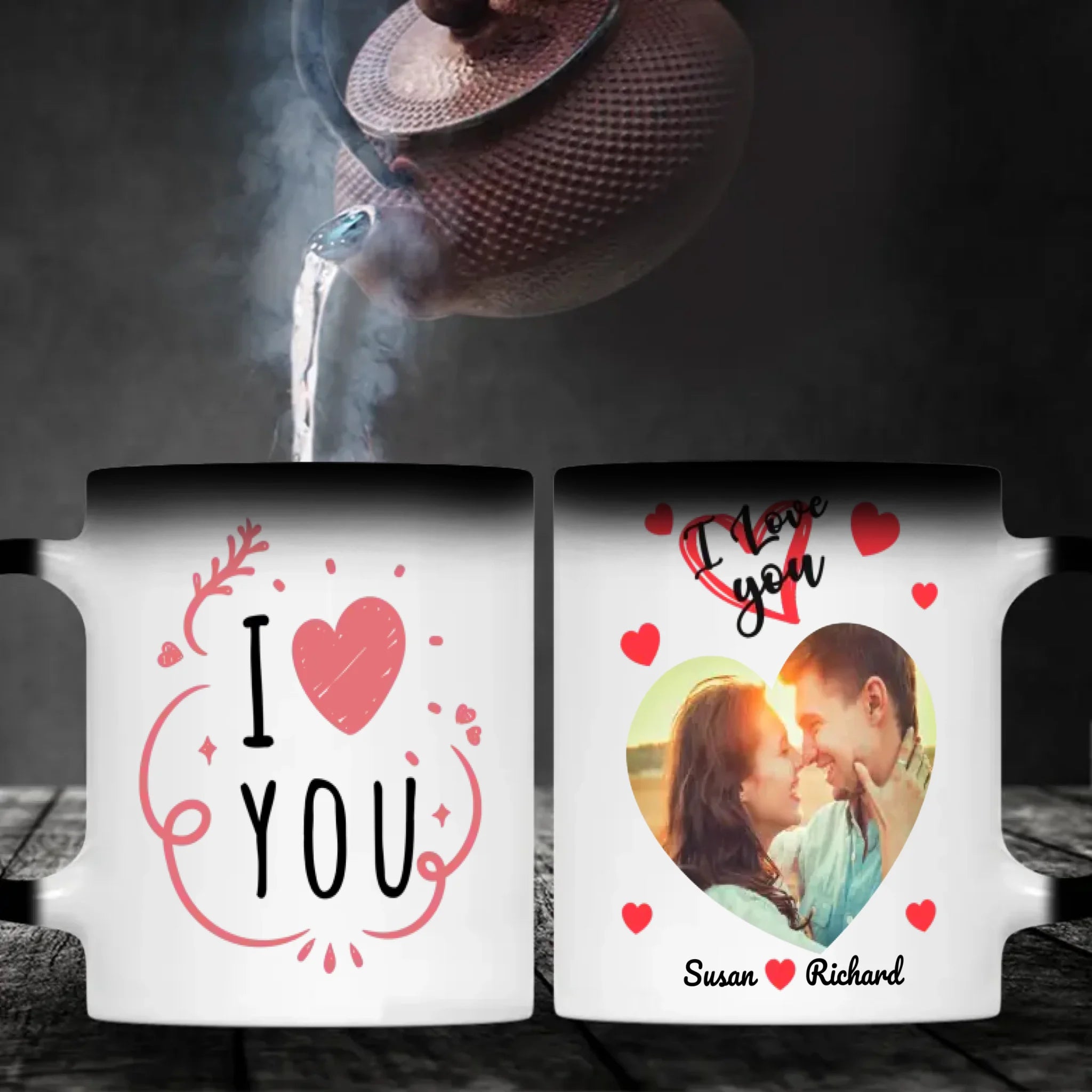 Custom Couple Mug with “I Love You” and Photo – The Perfect Unique Gift for Couples