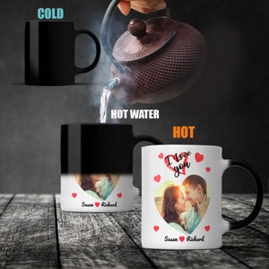 Custom Couple Mug with “I Love You” and Photo – The Perfect Unique Gift for Couples