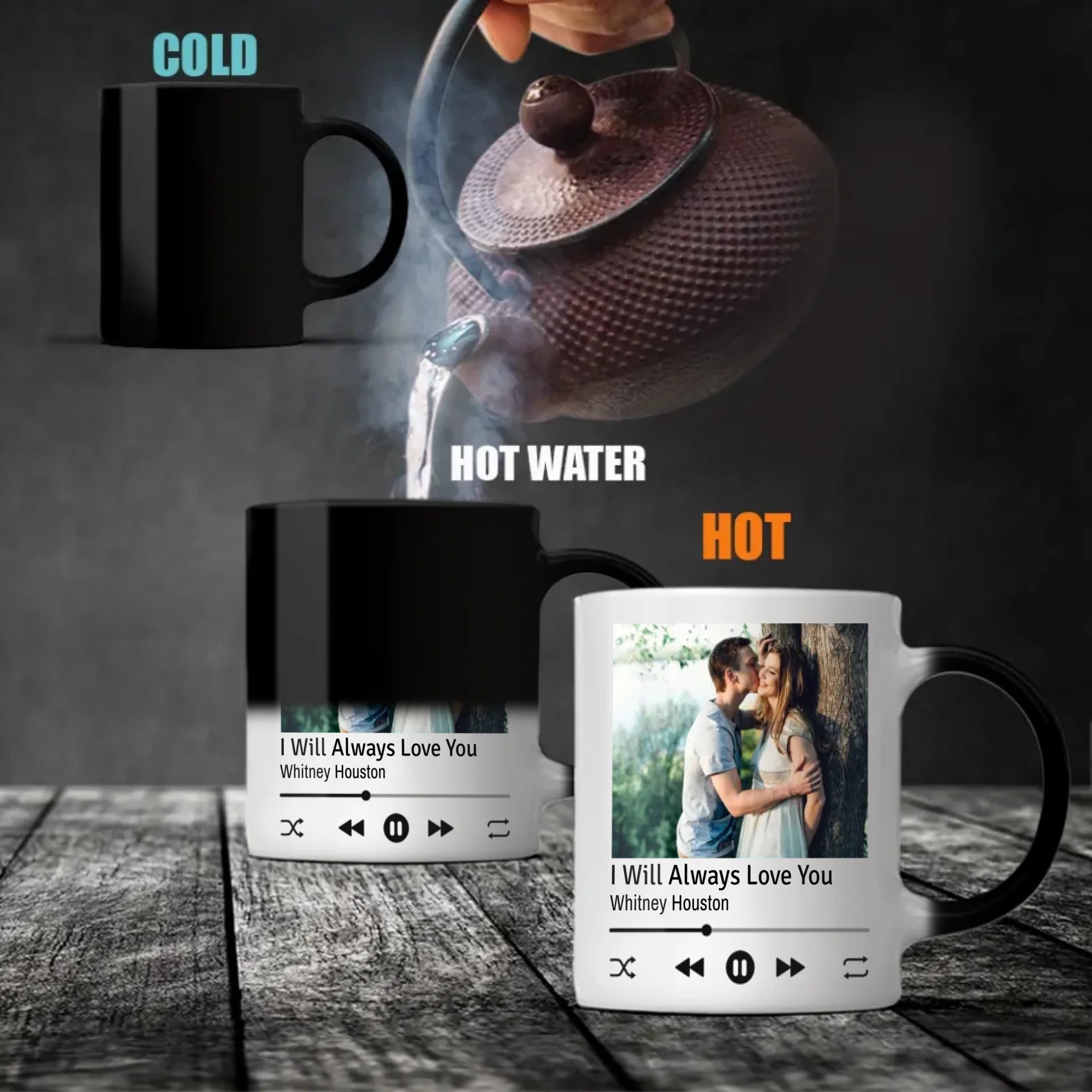 Personalized Happy Valentine Couple Mug with Photo A Romantic Gift Perfect for Couples - 89Prints