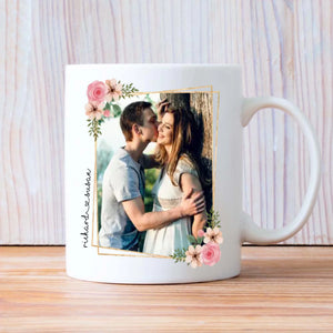 Be Mine Couple Mug with Custom Photo A Romantic Personalized Gift for Your Loved One - 89Prints