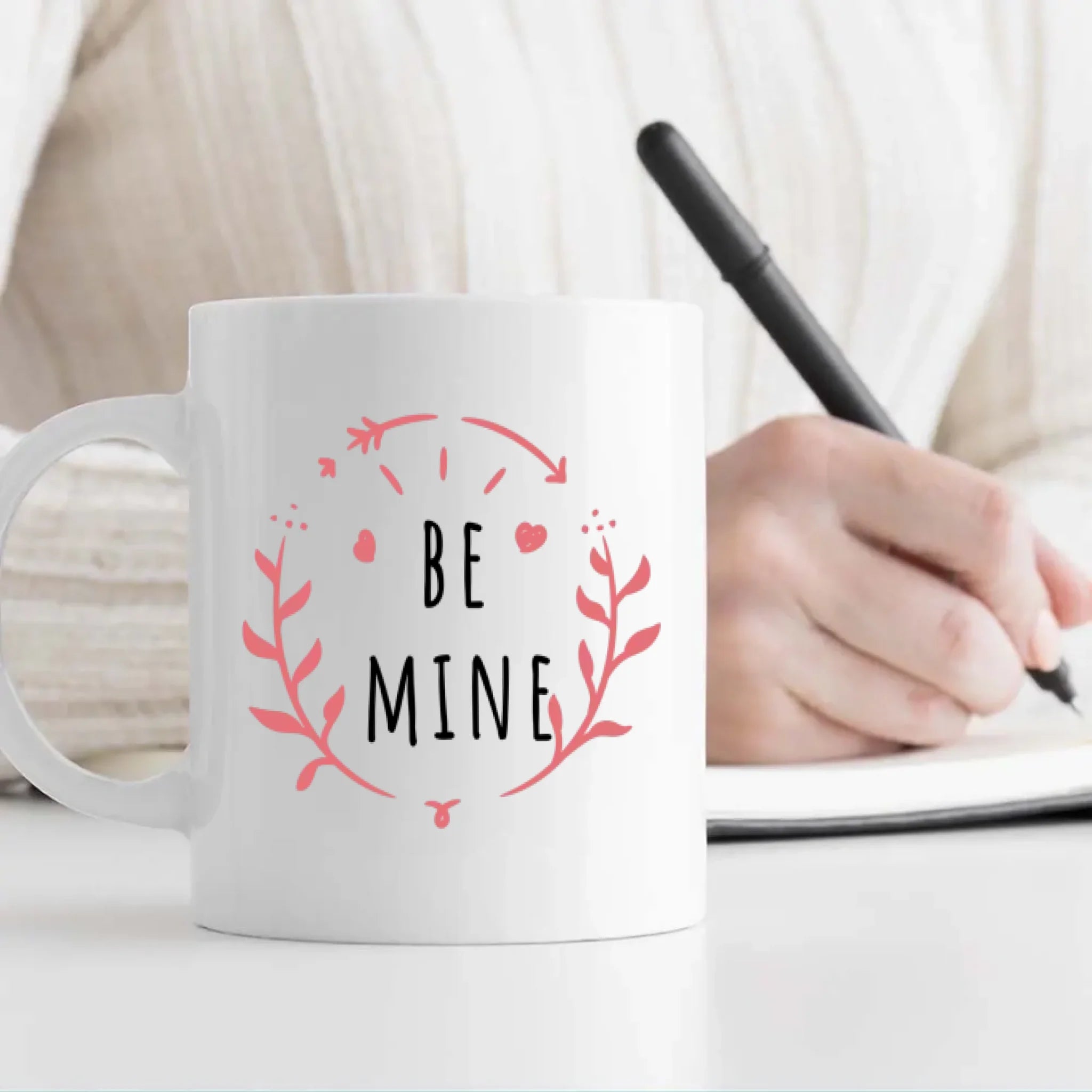 Be Mine Couple Mug with Custom Photo A Romantic Personalized Gift for Your Loved One - 89Prints