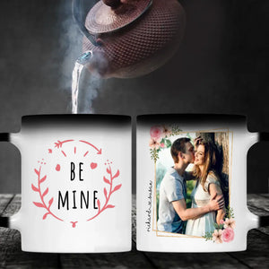 Be Mine Couple Mug with Custom Photo A Romantic Personalized Gift for Your Loved One - 89Prints