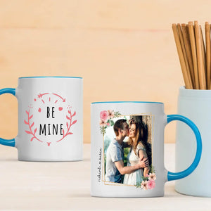 Be Mine Couple Mug with Custom Photo A Romantic Personalized Gift for Your Loved One - 89Prints