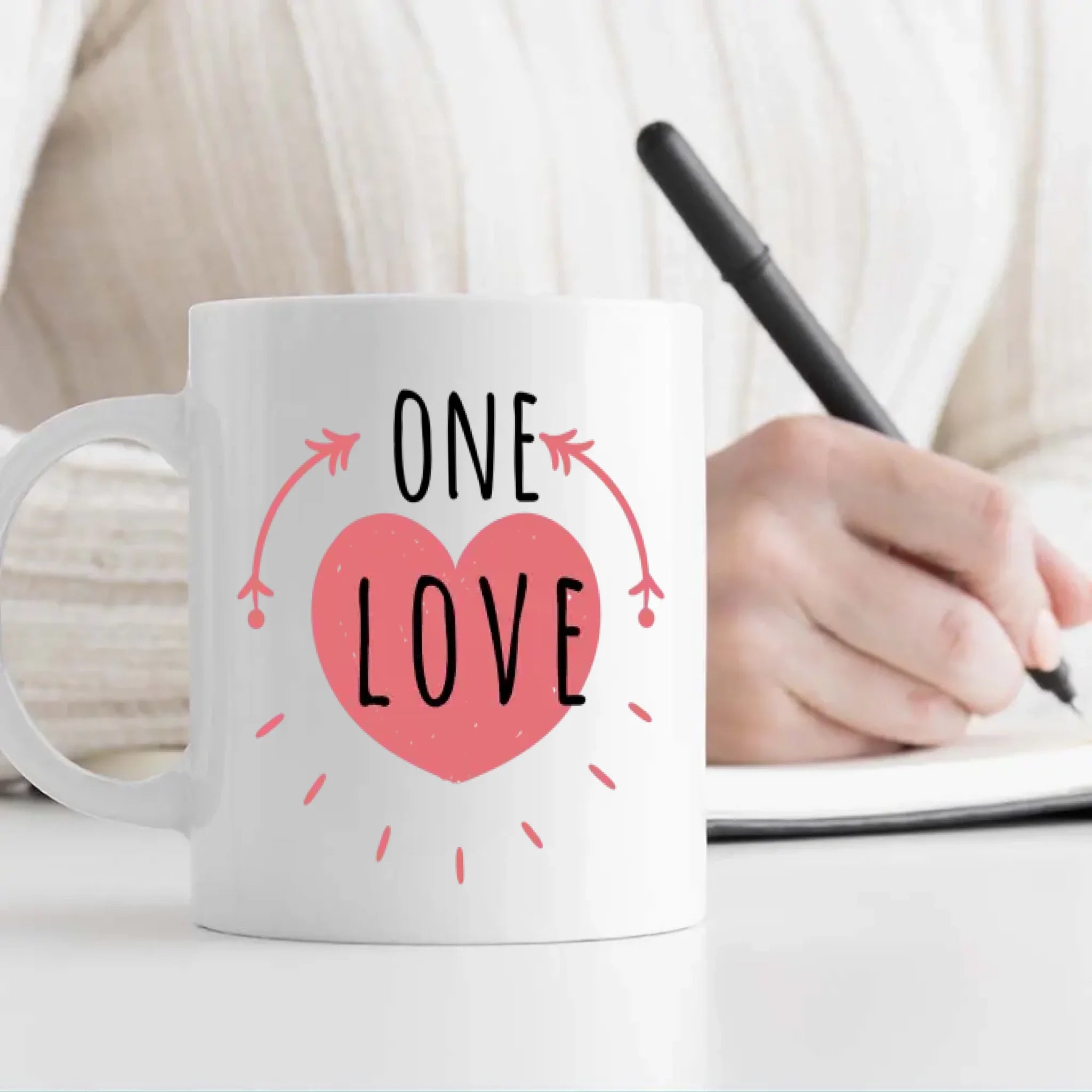 One Love and Together Since Couple Photo Mug A Custom Romantic Gift for Couples  -  89Prints