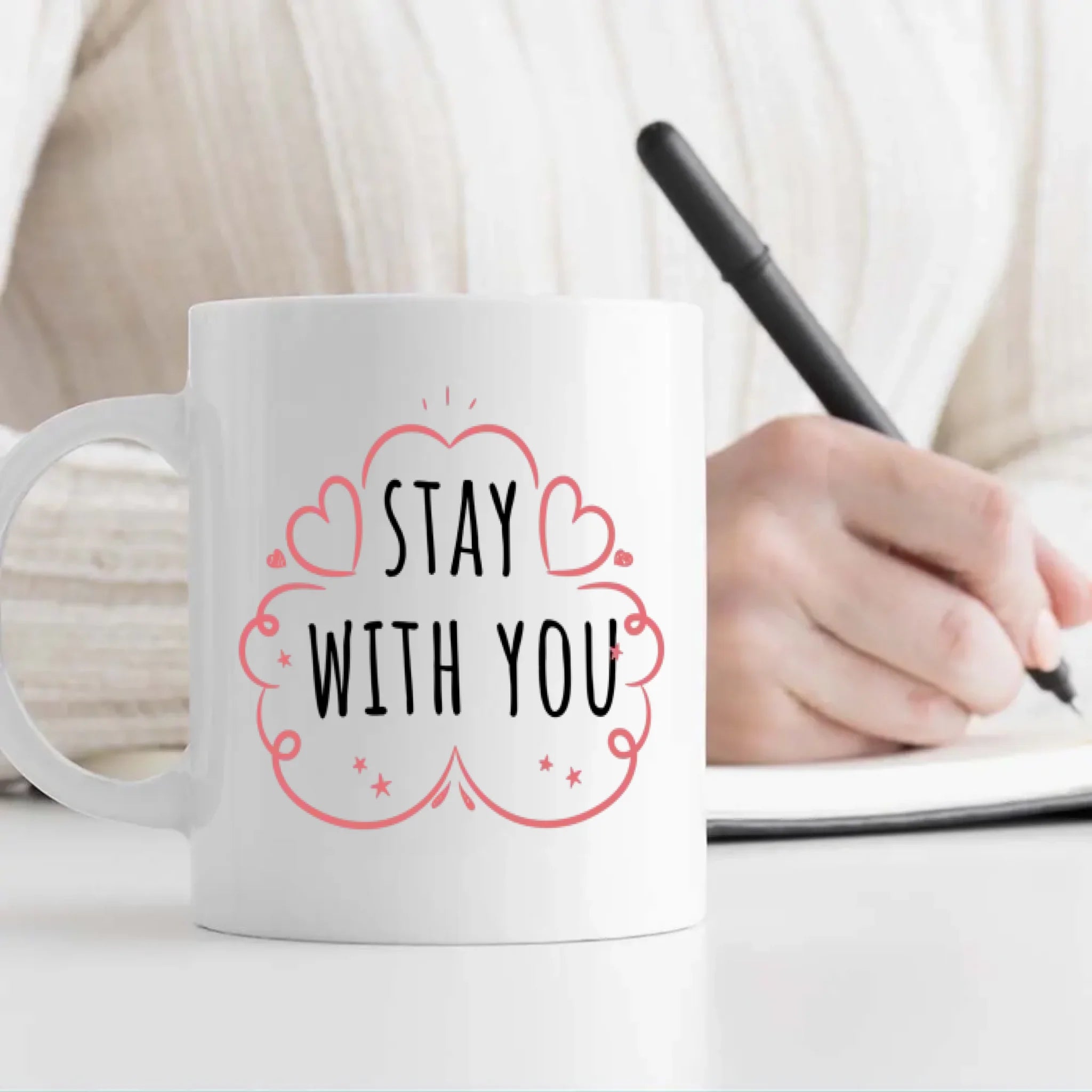 Stay With You Couple Mug Personalized Magic Photo Mug A Unique Gift for Couples - 89Prints