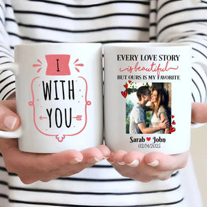Personalized Couple Mug with Photo and Romantic Quote A Thoughtful Gift for Couples