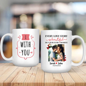 Personalized Couple Mug with Photo and Romantic Quote A Thoughtful Gift for Couples