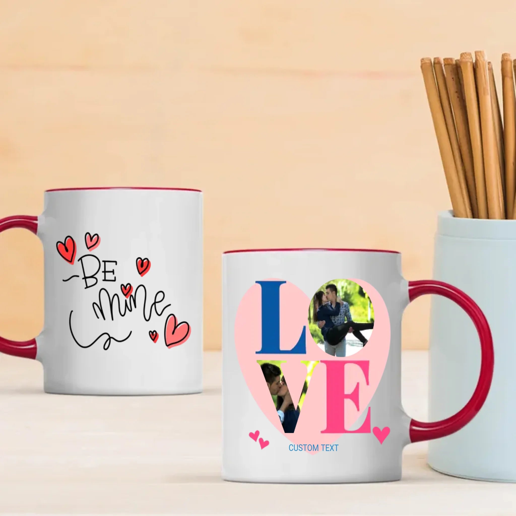 Love Quote Mug Personalized with Romantic Messages A Perfect Gift for Couples - 89Prints