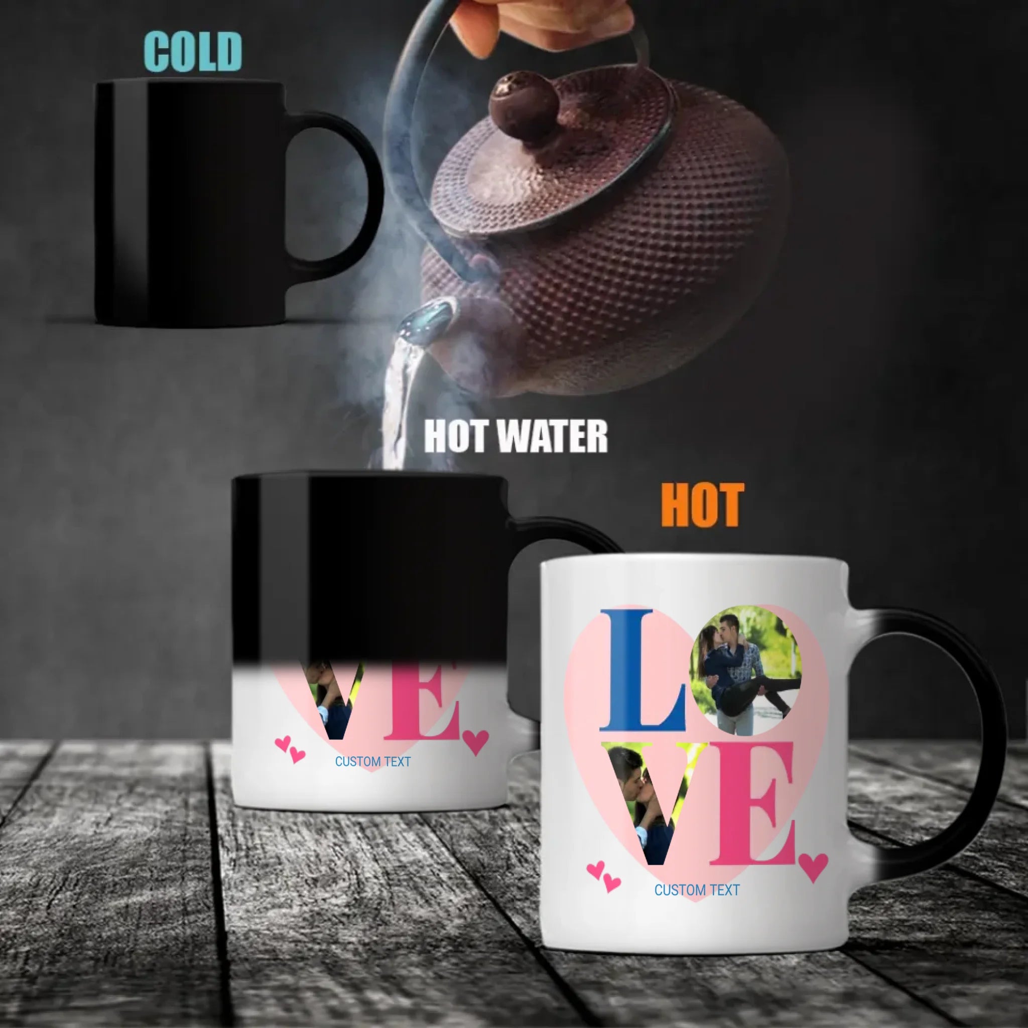 Love Quote Mug Personalized with Romantic Messages A Perfect Gift for Couples - 89Prints