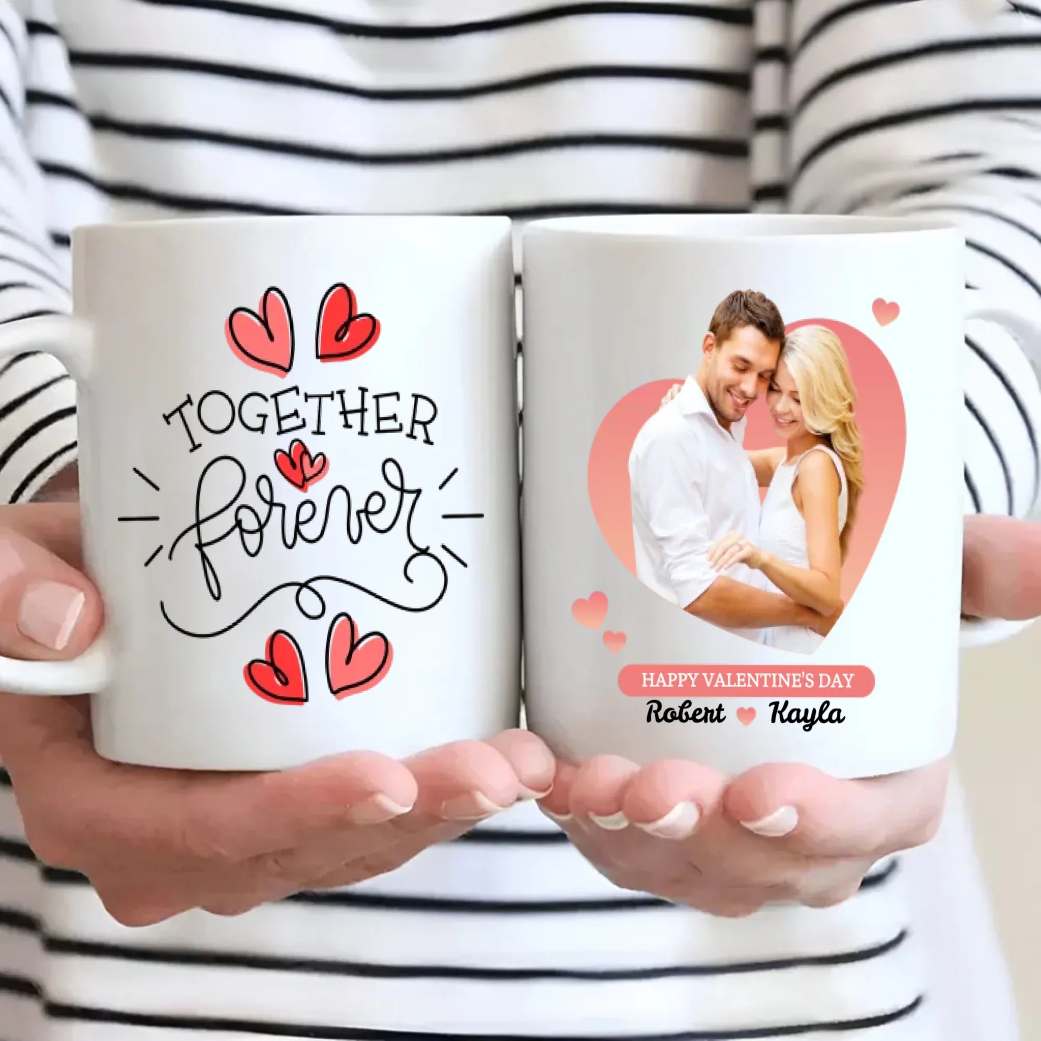Custom Photo Mugs for Couples Personalized Love Mugs Featuring Your Photo - 89Prints