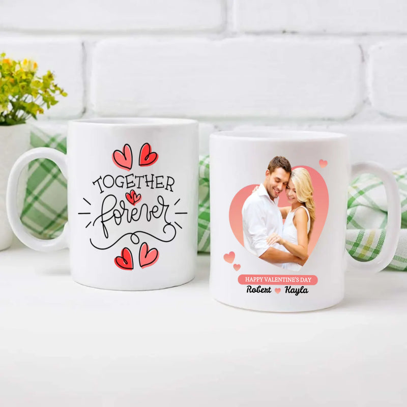 Custom Photo Mugs for Couples Personalized Love Mugs Featuring Your Photo - 89Prints