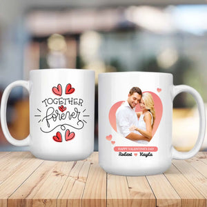 Custom Photo Mugs for Couples Personalized Love Mugs Featuring Your Photo - 89Prints