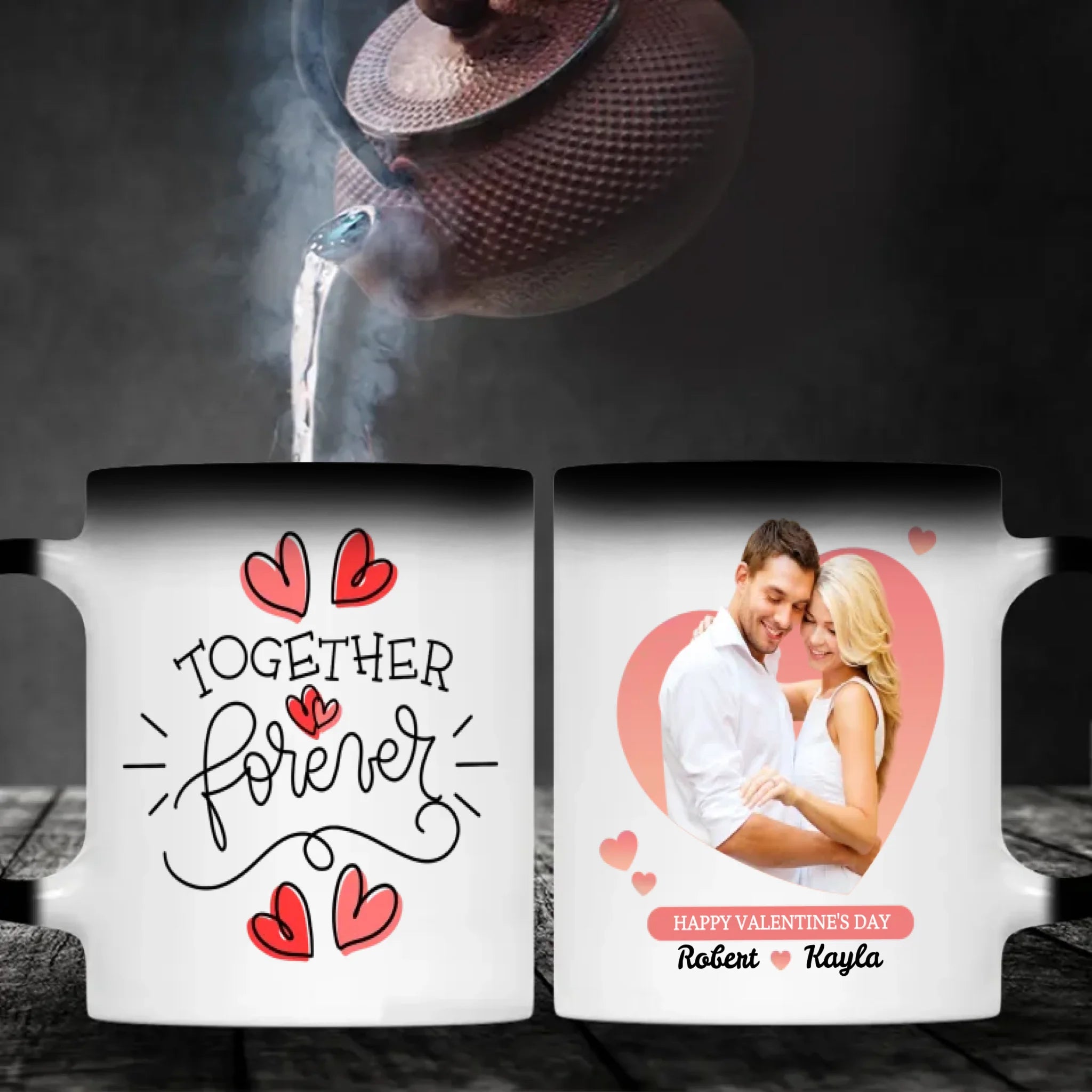 Custom Photo Mugs for Couples Personalized Love Mugs Featuring Your Photo - 89Prints