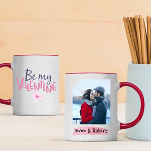 Personalized Valentine Accent Mug A Custom Photo Gift Perfect for Couples - 89Prints