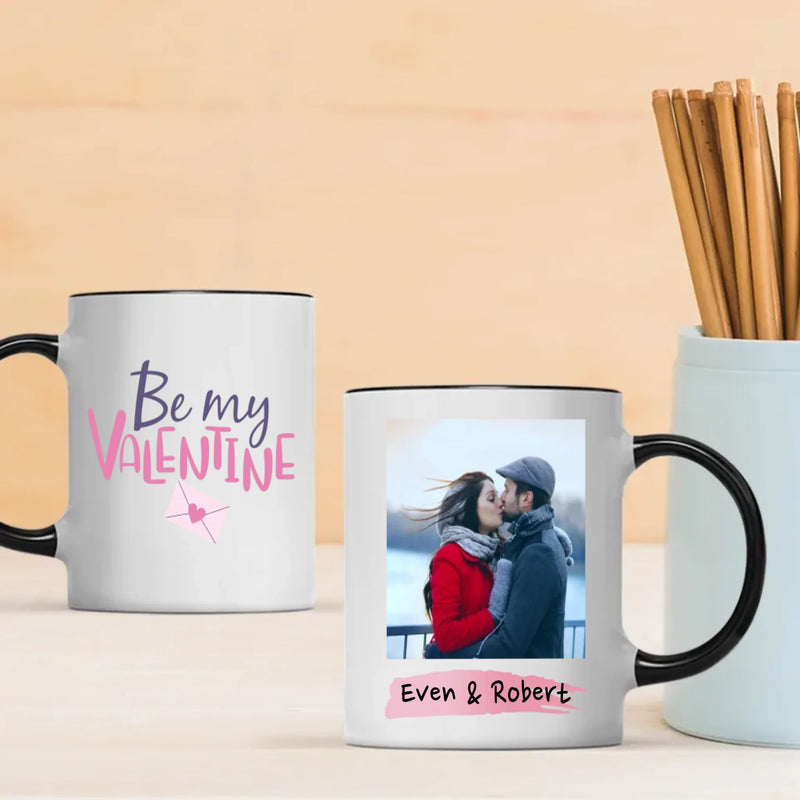 Personalized Valentine Accent Mug A Custom Photo Gift Perfect for Couples - 89Prints