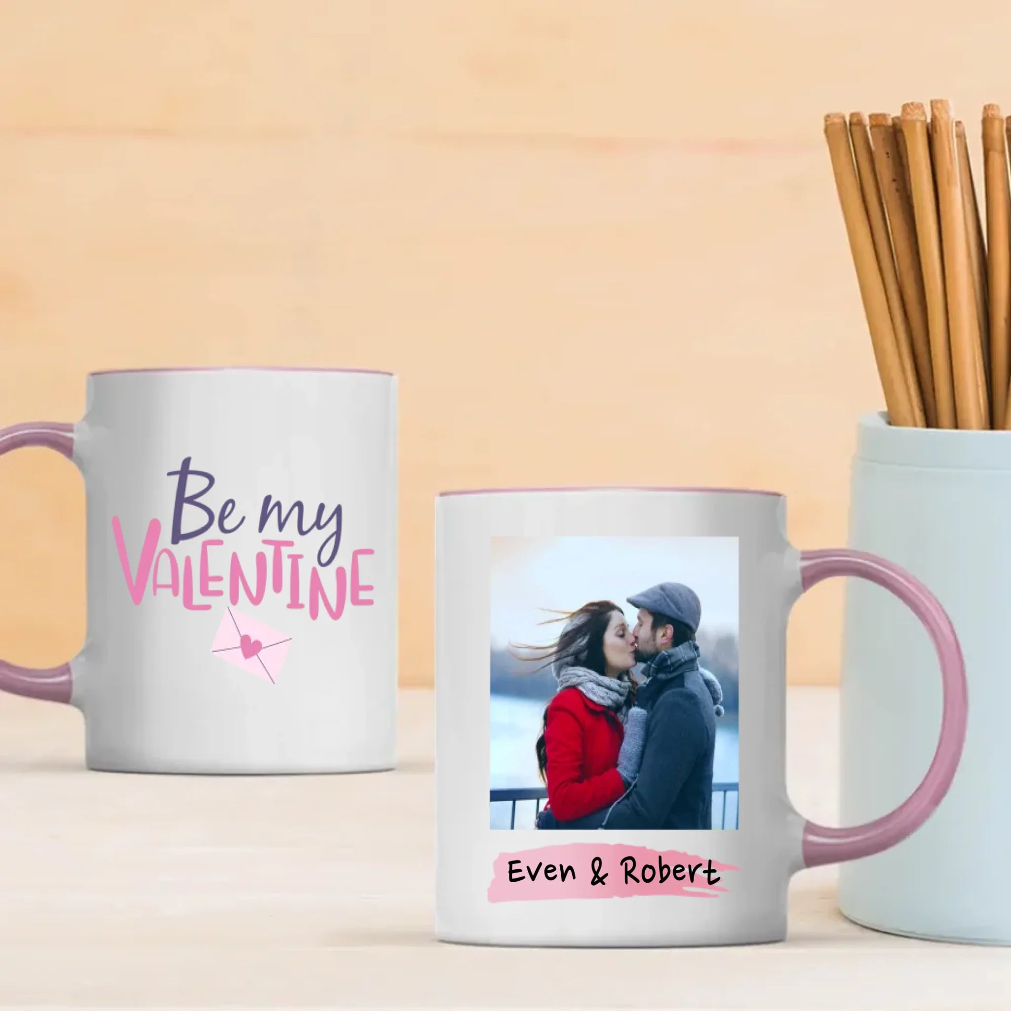 Personalized Valentine Accent Mug A Custom Photo Gift Perfect for Couples - 89Prints
