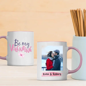 Personalized Valentine Accent Mug A Custom Photo Gift Perfect for Couples - 89Prints