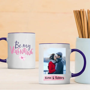 Personalized Valentine Accent Mug A Custom Photo Gift Perfect for Couples - 89Prints