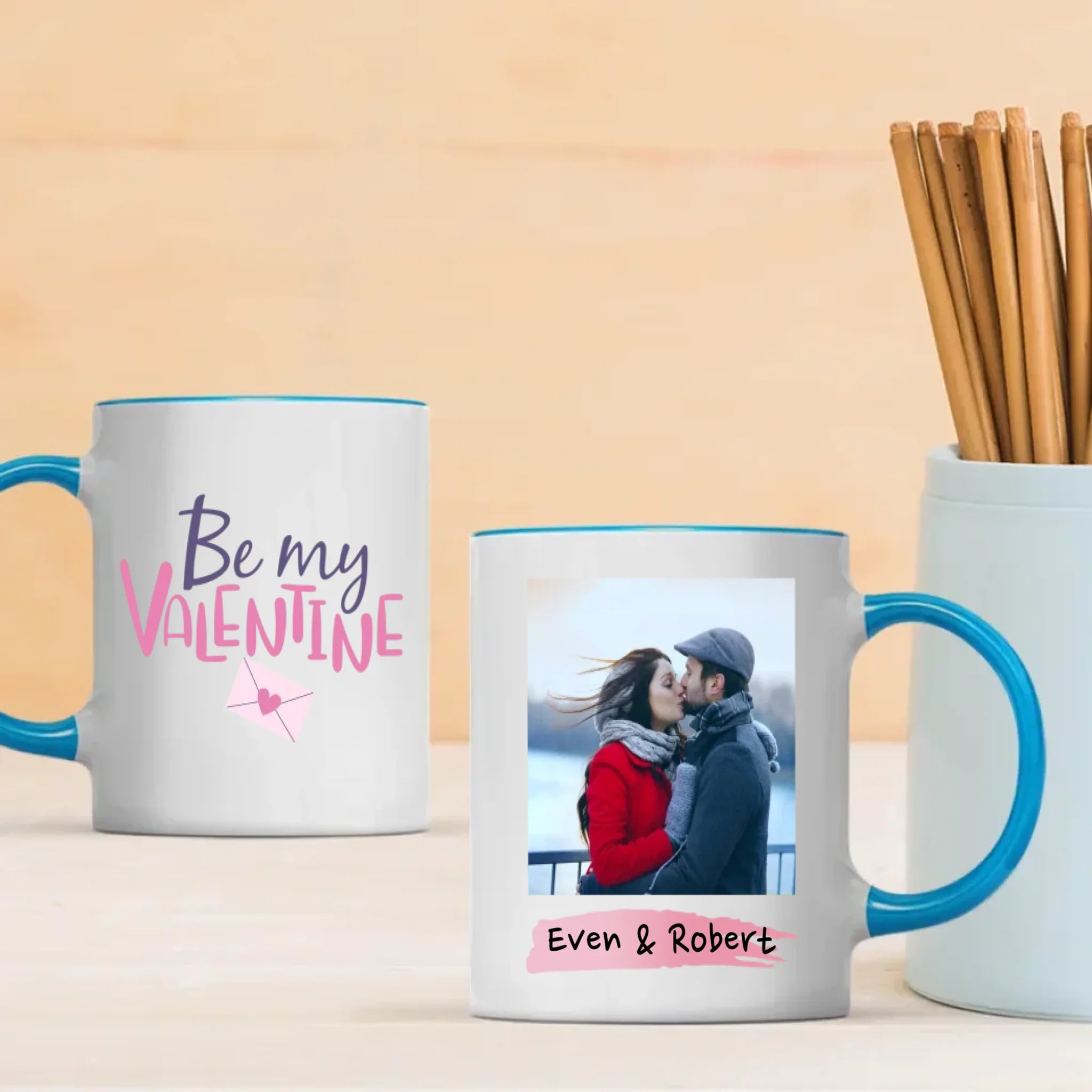 Personalized Valentine Accent Mug A Custom Photo Gift Perfect for Couples - 89Prints