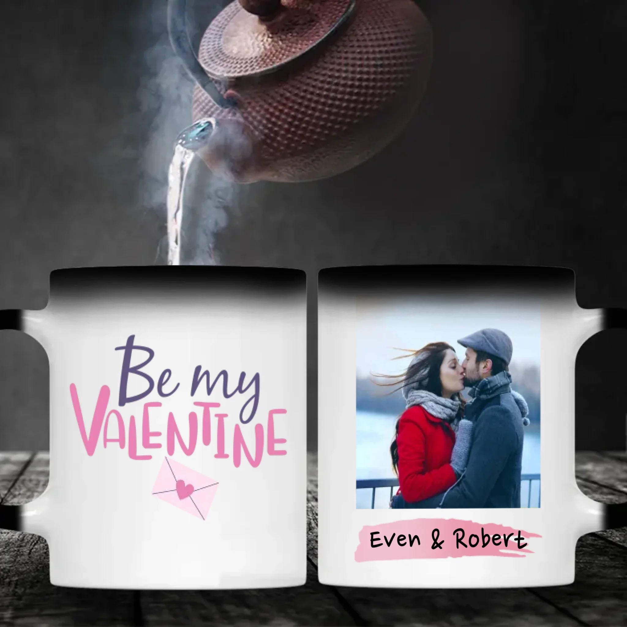 Personalized Valentine Accent Mug A Custom Photo Gift Perfect for Couples - 89Prints