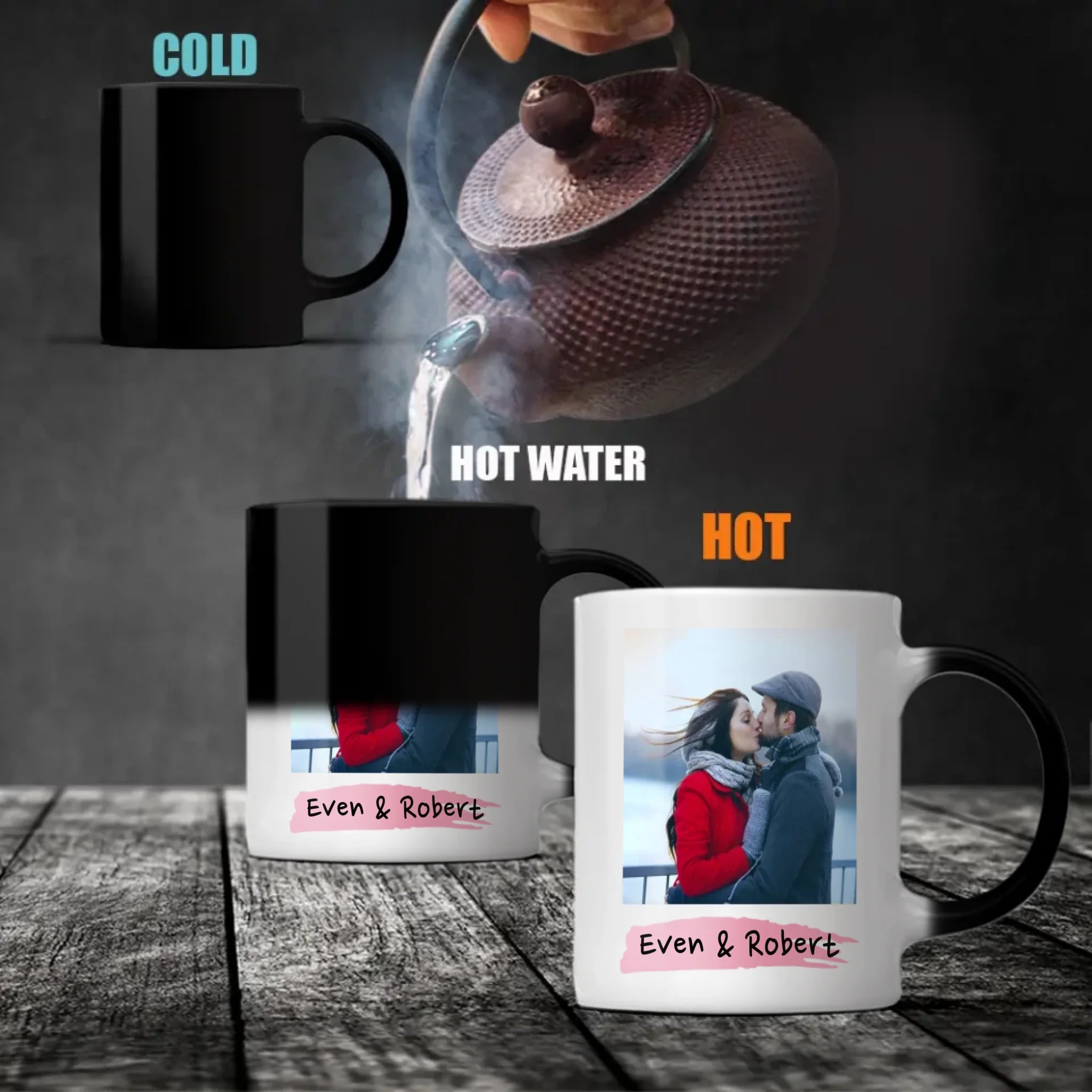 Personalized Valentine Accent Mug A Custom Photo Gift Perfect for Couples - 89Prints