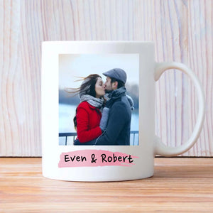 Personalized Valentine Accent Mug A Custom Photo Gift Perfect for Couples - 89Prints