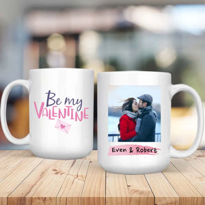Personalized Valentine Accent Mug A Custom Photo Gift Perfect for Couples - 89Prints