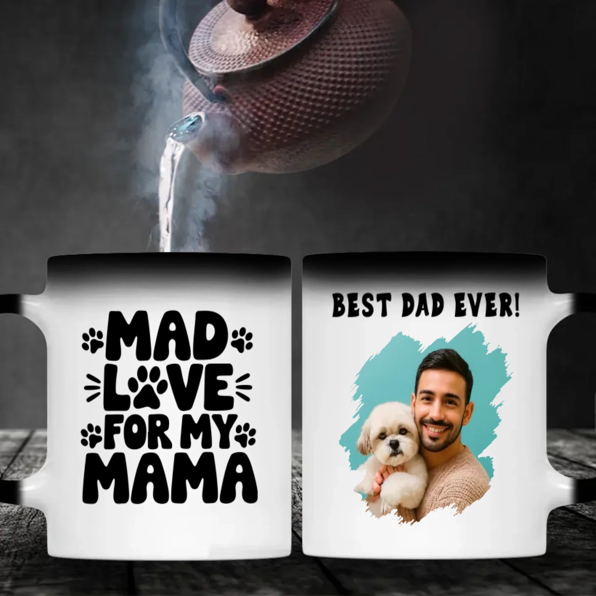 Funny Gift for Proud Pet Dads – Best Dad Ever Mug – 89Prints
