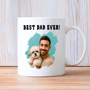 Funny Gift for Proud Pet Dads – Best Dad Ever Mug – 89Prints