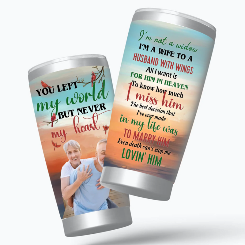 Forever My Love – Husband in Heaven Memorial Tumbler - 89Prints