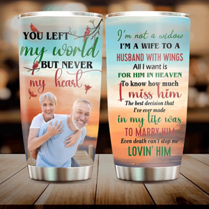 Forever My Love – Husband in Heaven Memorial Tumbler - 89Prints
