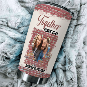 Personalized Tumbler with Names & Photo - To My Beloved Spouse - 89Prints