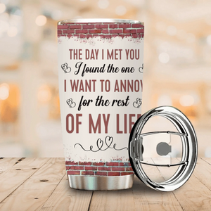 Personalized Tumbler with Names & Photo - To My Beloved Spouse - 89Prints