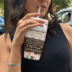 Custom Wife Tumbler - You’re the Best Thing That Ever Happened to Me - 89Prints