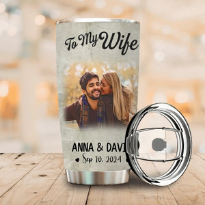To My Wife Tumbler – You & Me Personalized Gift from Husband - 89Prints