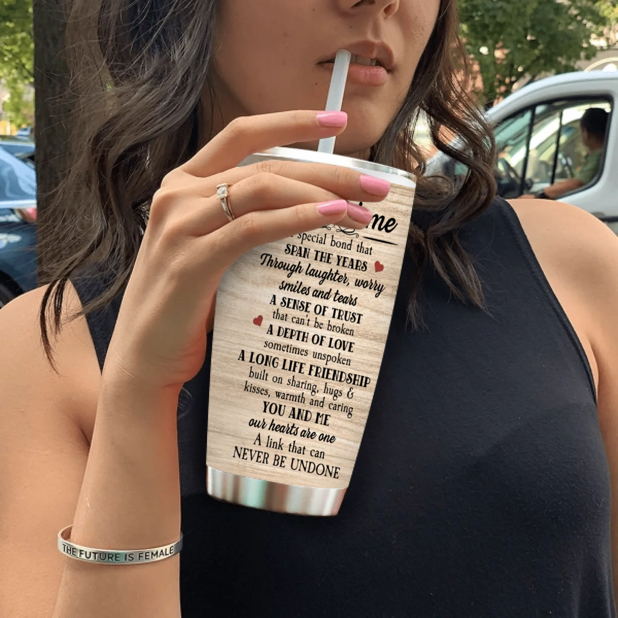 To My Wife Personalized Tumbler – You & Me Anniversary Gift - 89Prints