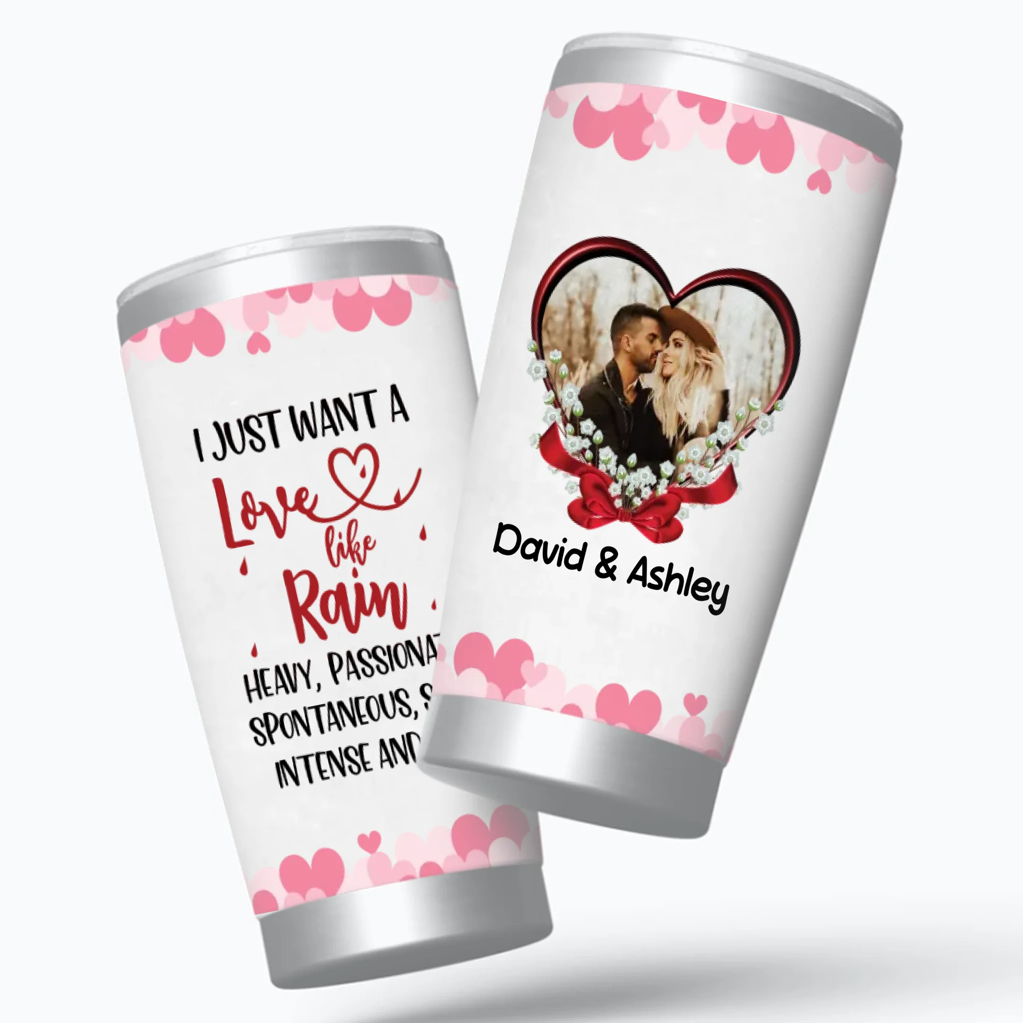 Personalized Tumbler for Eternal Connection - Forever Love Gift - 89Prints