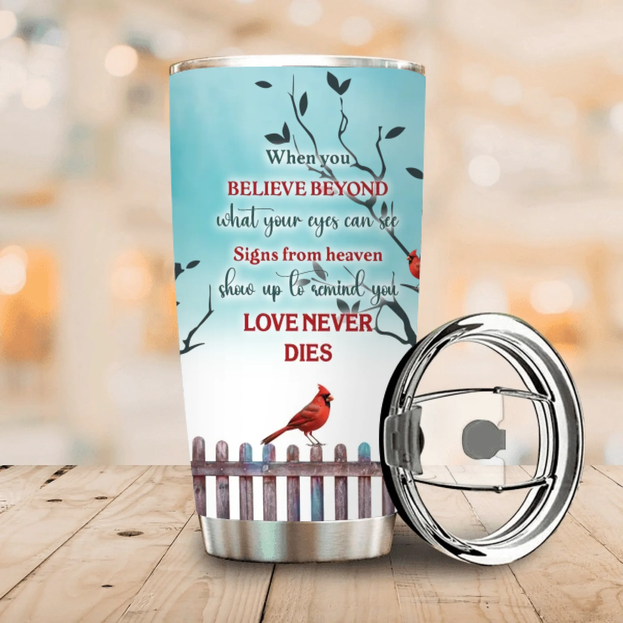 Forever in My Heart – Personalized Memorial Tumbler for Loved Ones - 89Prints