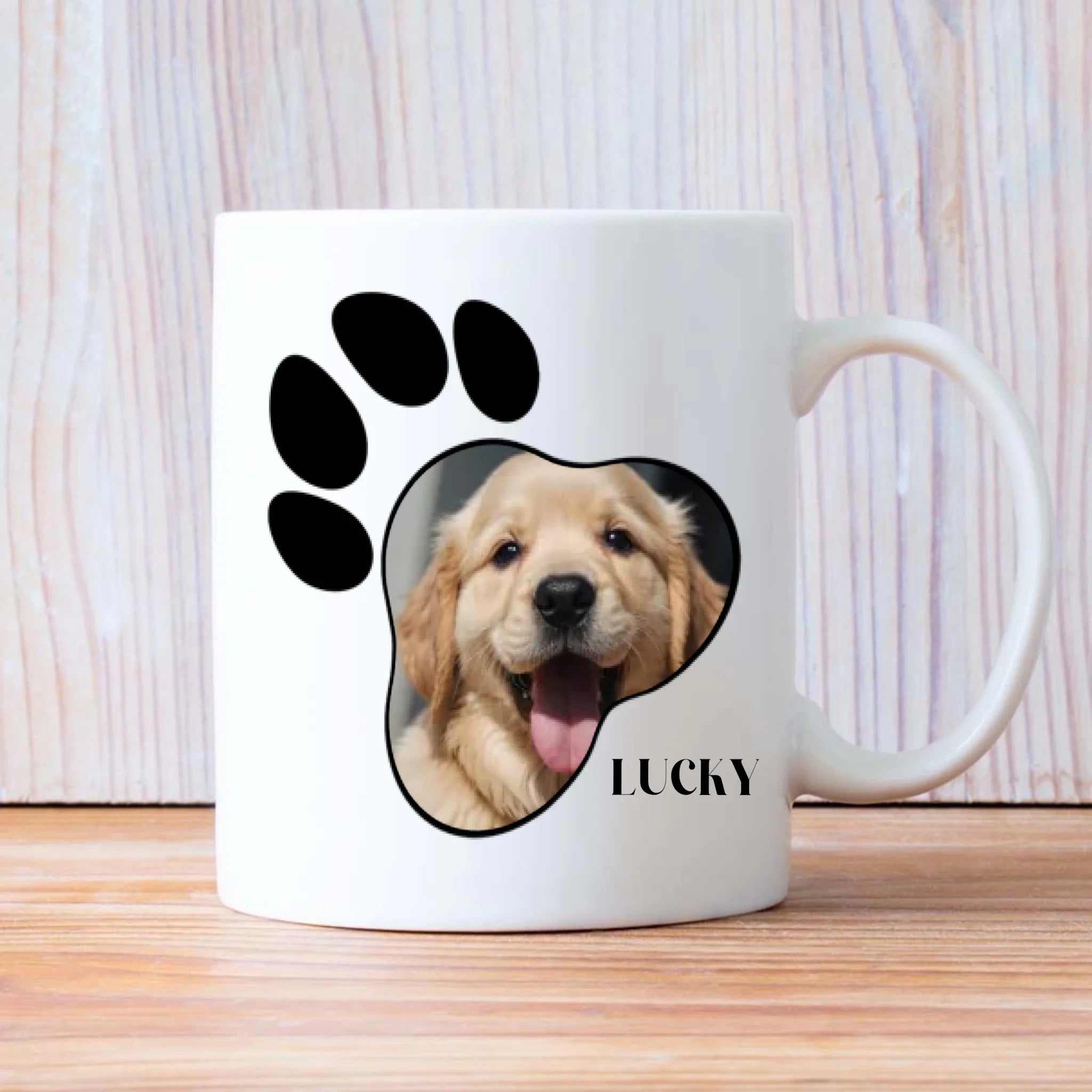 Personalized Stay Pawsitive Dog Mug – Custom Pet Photo Gift – 89Prints