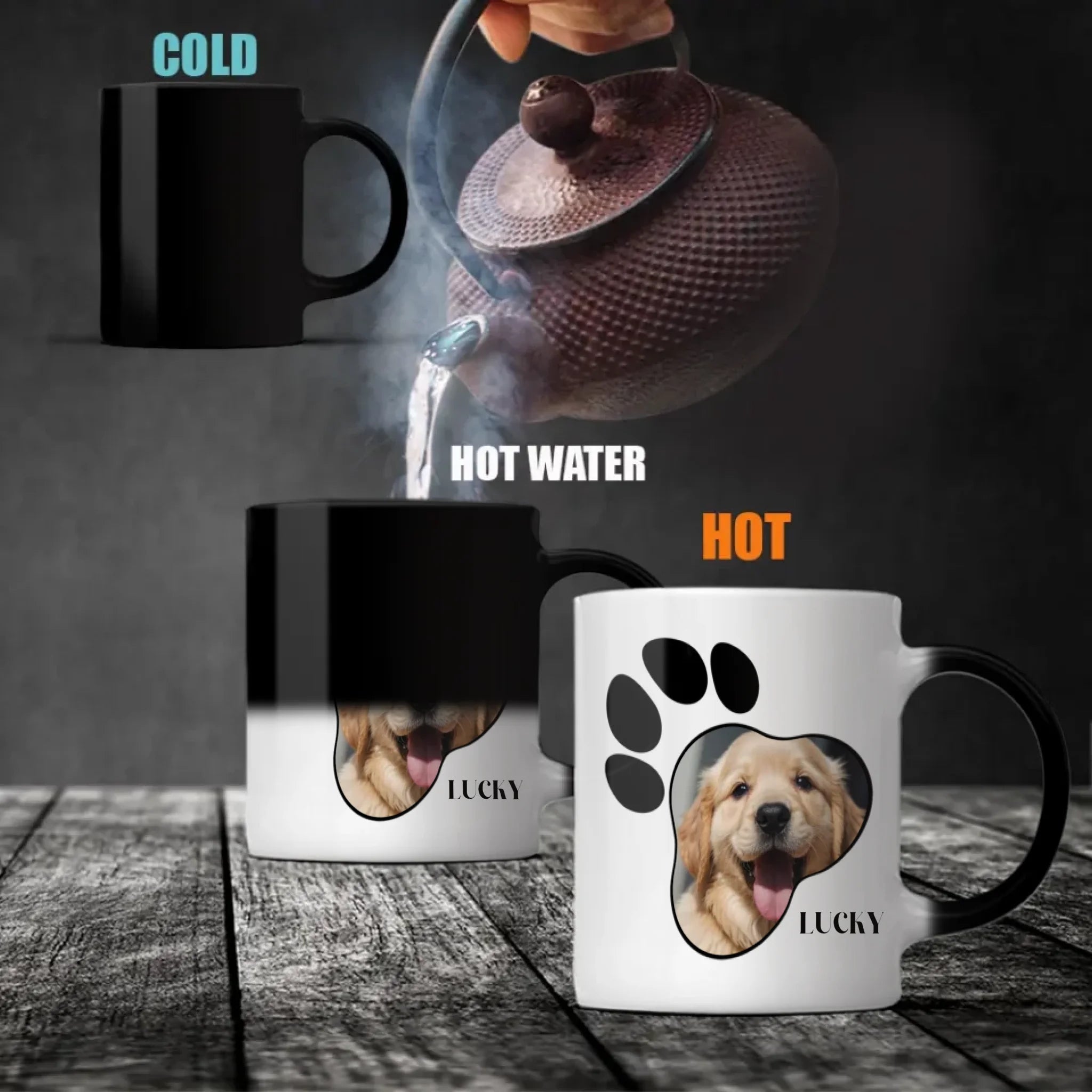Personalized Stay Pawsitive Dog Mug – Custom Pet Photo Gift – 89Prints
