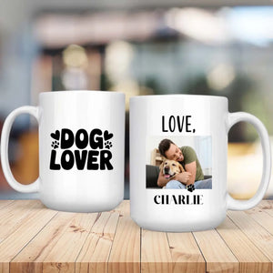 Personalized Dog Lover Mug – Custom Pet Photo Gift for Dog Moms & Dads – 89Prints